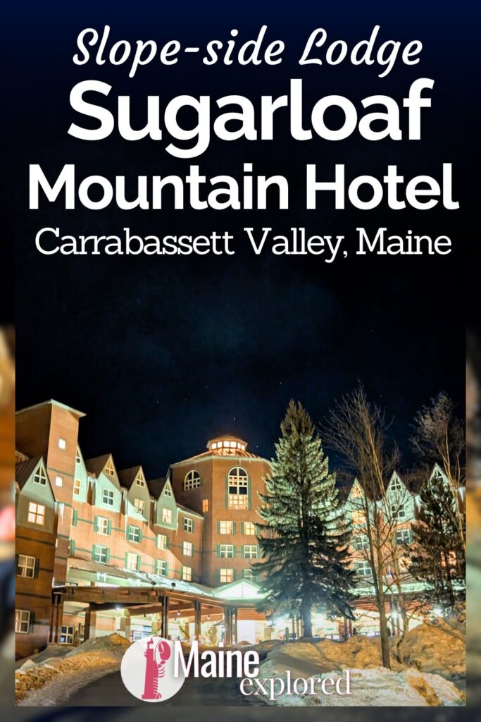 The Sugarloaf Mountain Hotel is an awesome option for a lodge directly at the ski slopes of Sugarloaf in Maine. With affordable rooms and the most convenient location for a great ski trip, see what you can expect with staying slope-side at the Sugarloaf Mountain Hotel, including in the village at the resort.