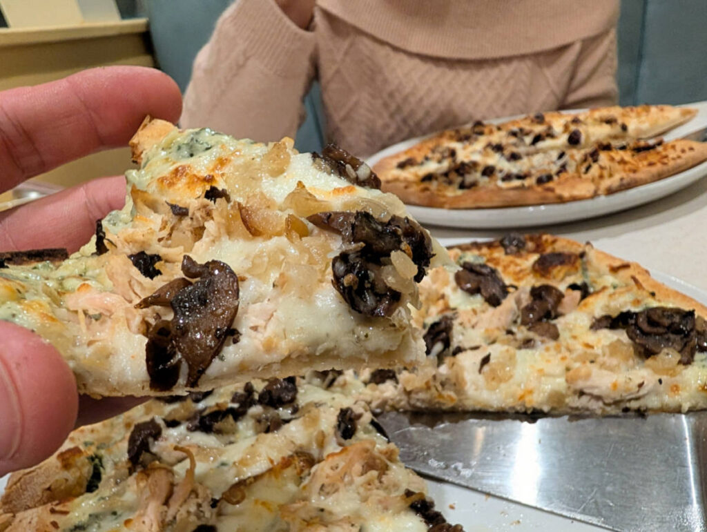 Woodfire Pizza at Cloud 9 Restaurant at Senator Inn and Spa Augusta Maine 1