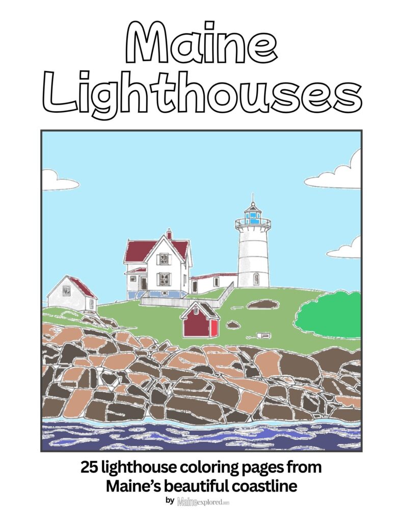 Maine Lighthouses Coloring Book (2)