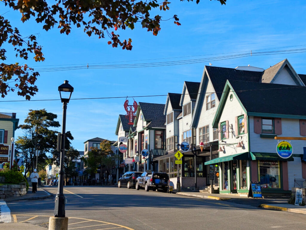 Downtown Bar Harbor Maine