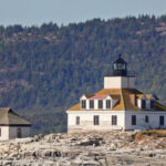 Egg Rock Lighthouse in Bar Harbor Maine