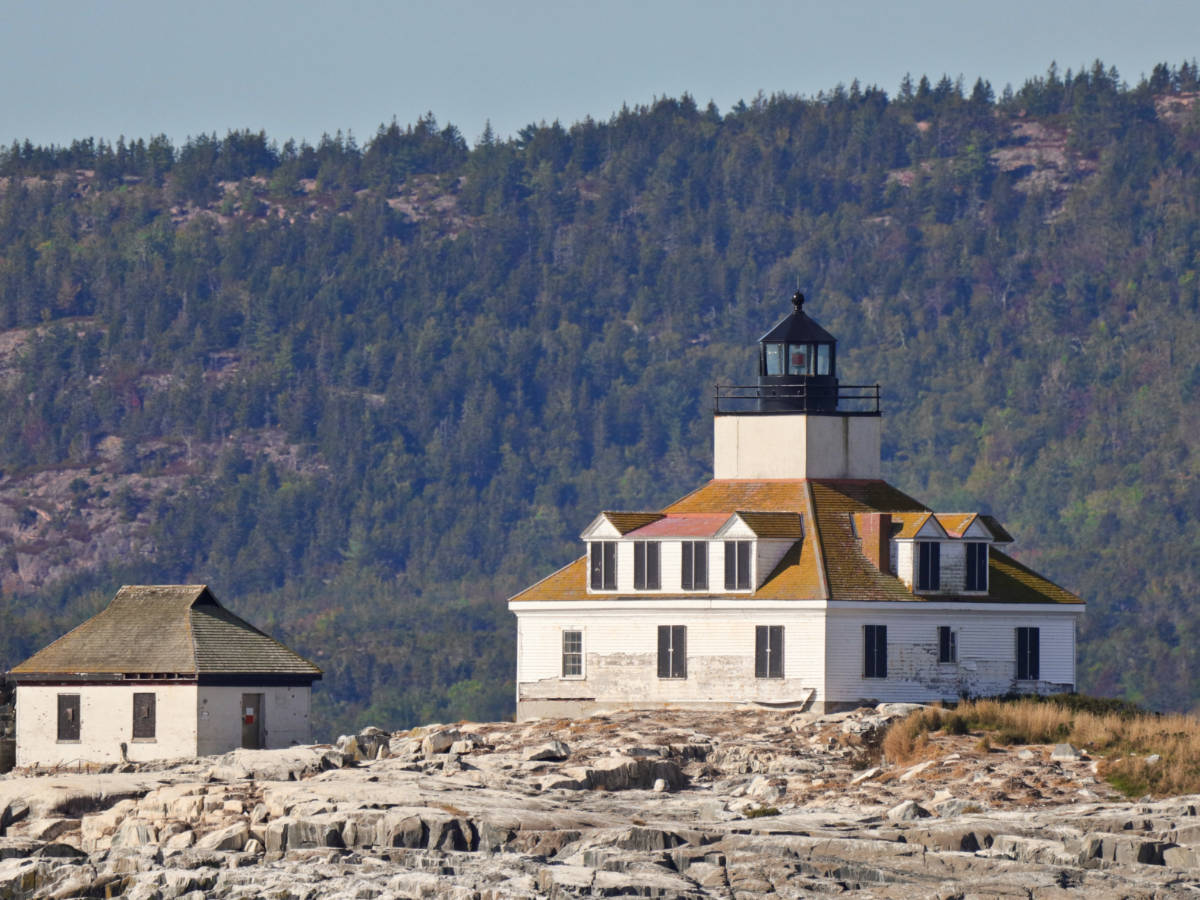 Egg Rock Lighthouse in Bar Harbor Maine