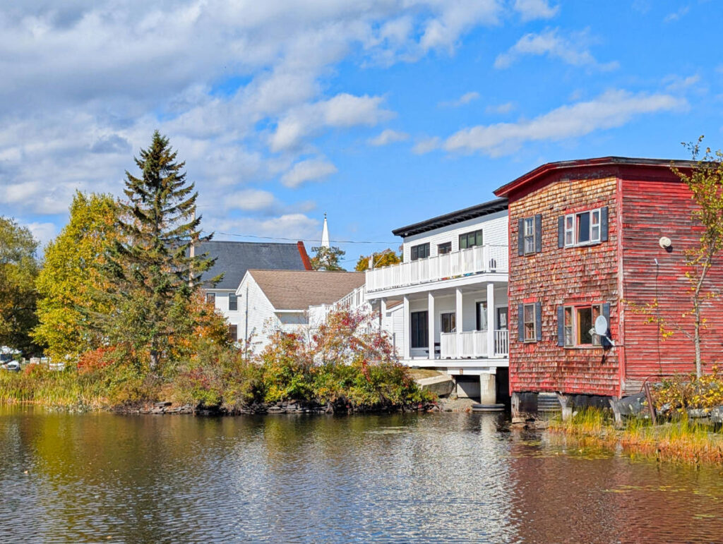 Fall Colors on Hebron Lake in Monson Maine