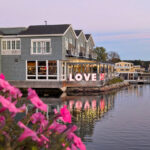 Nighttime on River in Kennebunkport Maine