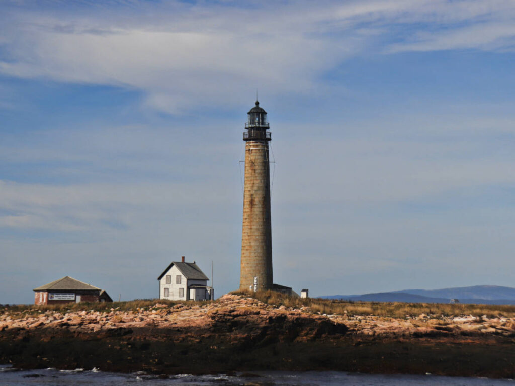 Petit Manan Lightouse from Bar Harbor Whale Watching Lighthouse Cruise